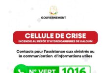 Incendie tragique à Kaloum : Voici les mesures prises par la cellule de crise