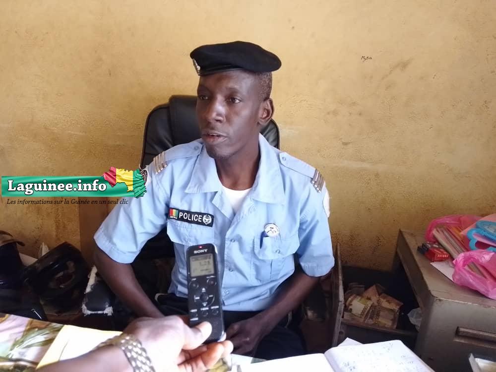 Commissaire Alpha Camara,Sécurité routière de Labé