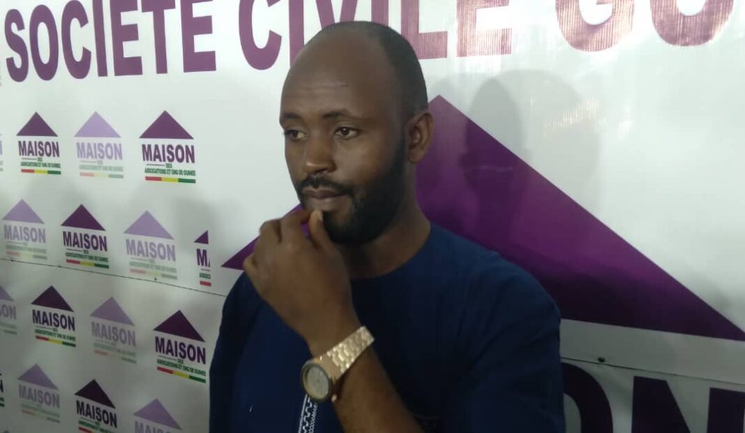 Alpha Bayo, Coordinateur national des Maisons de la société civile guinéenne