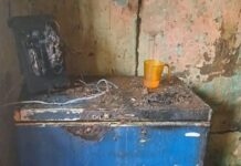 Coyah Centre : Une maison ravagée par les flammes d’un incendie