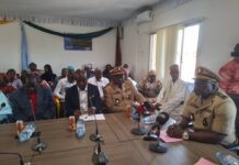 Gouvernorat de Labé : Échanges de vœux, perspectives discutées par le Gouverneur Présentation des voeux de nouvel An au Gouverneur de Labé