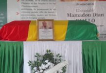 Conakry-Minière : Les cadres de l’UFDG rendent hommage l’honorable Mamadou Dian Diallo Dépouille de l'honorable Mamadou Dian Diallo