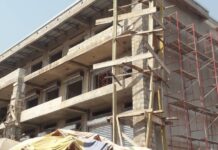 Rénovation du grand marché de Kindia : Les travaux avancent à grands pas