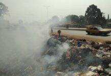 Dépotoir en feu au marché Km 36 : Le cri de cœur des vendeurs exposés au risque de maladie
