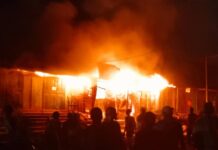 N’Zérékoré : incendie au grand marché de la préfecture