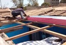 Kaloum : Abandonnés à leur sort, les sinistrés de l’explosion ont commencé la reconstruction de leurs maisons