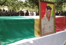 Nécrologie : la ville de Kankan rend un dernier hommage au Général Mohamed Diané !
