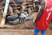N’zérékoré: Deux personnes périssent dans un accident de la circulation