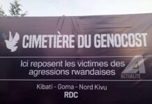 RDC : les autorités ont rendu hommage aux victimes des bombardements au camp des déplacés de Mugunga