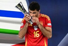 Euro 2024: Rodri rafle le trophée du meilleur joueur de la compétition et Lamine Yamal le meilleur jeune joueur