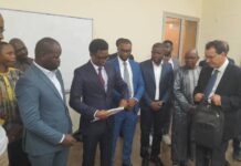 Agrégation d’enseignants guinéens à L’IPEST : le ministre Alpha Bacar Barry lance les épreuves du concours