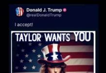 Trump accusé de manipulation d’images : des photos truquées montrent Taylor Swift soutenant sa campagne