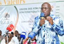 Ministres interdits de voyager: l’UFDG applaudit Doumbouya