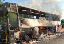 Sougueta : En partance pour la Côte d’Ivoire, un bus prend feu