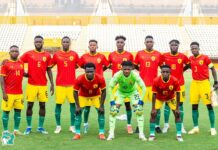 Éliminatoires CHAN : la Guinée écrase la Guinée-Bissau au stade Félix Houphouët-Boigny