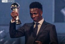 Vinícius Júnior sacré « Meilleur joueur masculin de l’année »