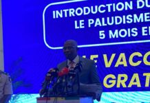 Guinée : lancement officiel du vaccin antipaludique RTS,S