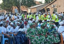 Tombolia : les 45 candidats de la GMD démontrent leur force de mobilisation à Béréteyah
