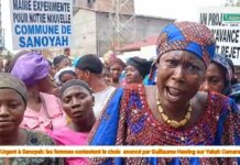 Sanoyah : des femmes contestent l’annonce de Guillaume Hawing sur la désignation de Kanké Yakha Camara comme future maire