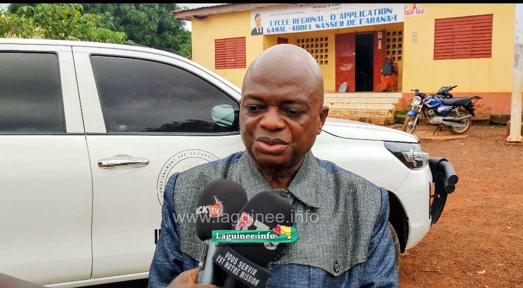 L’inspecteur régional de l’éducation de Faranah, George Guilavogui