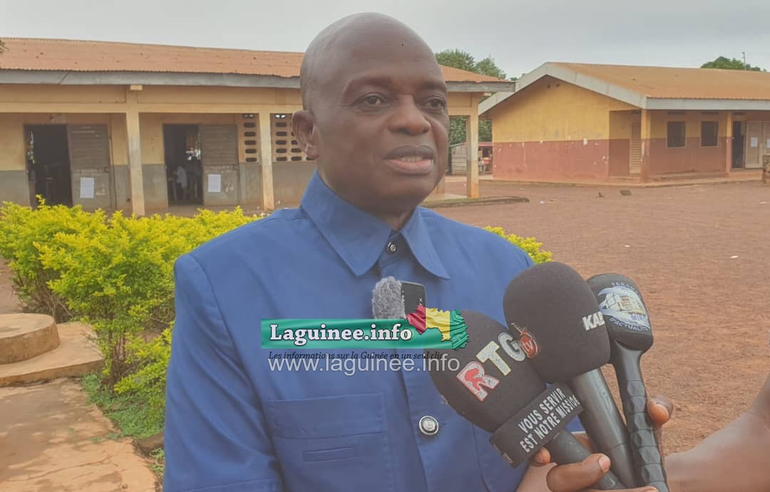 l’inspecteur régional de l’éducation, Georges Guilavogui,