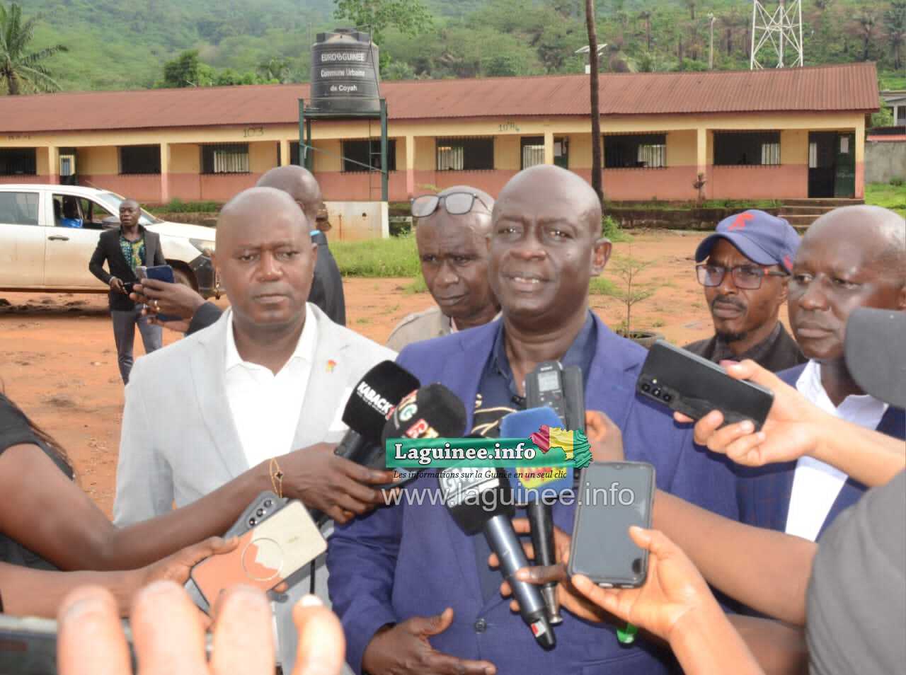 Le Directeur préfectoral de l’Éducation (DPE) de Coyah, Lancinet Lass Kaba,