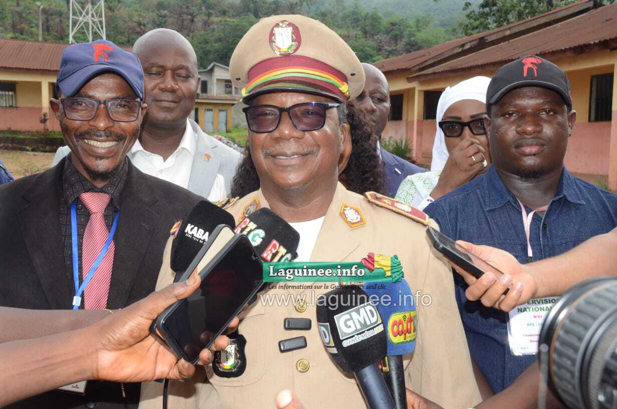 le préfet de Coyah, Bernard Kamano