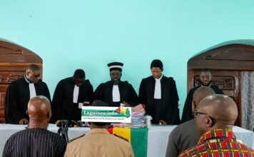N’Zérékoré: le TPI suspend le procès d’un présumé braquage de plus de 400 000 dollars et examine la compétence de la CRIEF